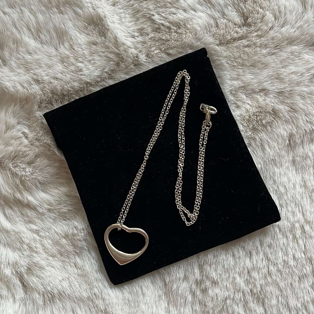 Sterling Silver Heart Pendant Necklace